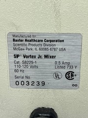Baxter Scientific Products S8223-1 SP Lab Vortex Mixer Tested WORKS