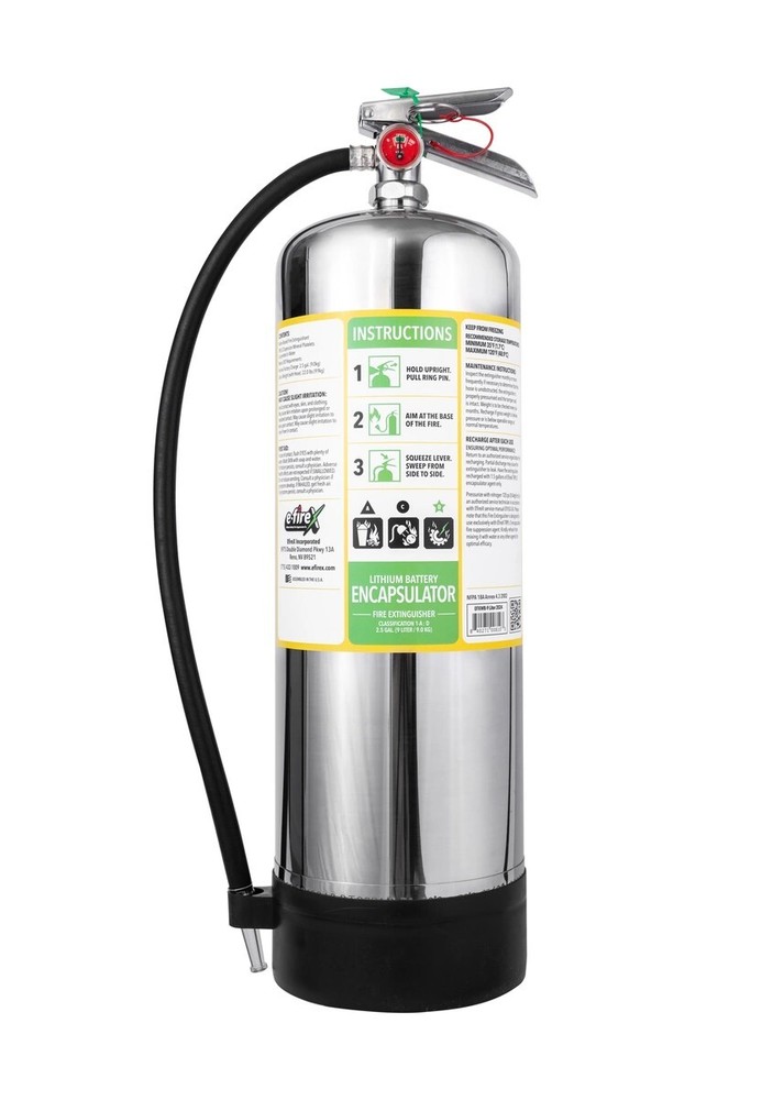 🔥eFireX Lithium Class D Fire Extinguisher Brand New 9 Liter (30lb)W/ Bracket