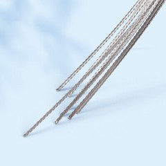 AZDENT Dental Orthodontic Lingual Retainer Wires 150mm Flat Straight Twist Wire