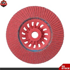 10 Pieces 4-1/2Inch × 7/8Inch 80 Grit T29 Ceramic Flap Sanding Disc 13300 RPM