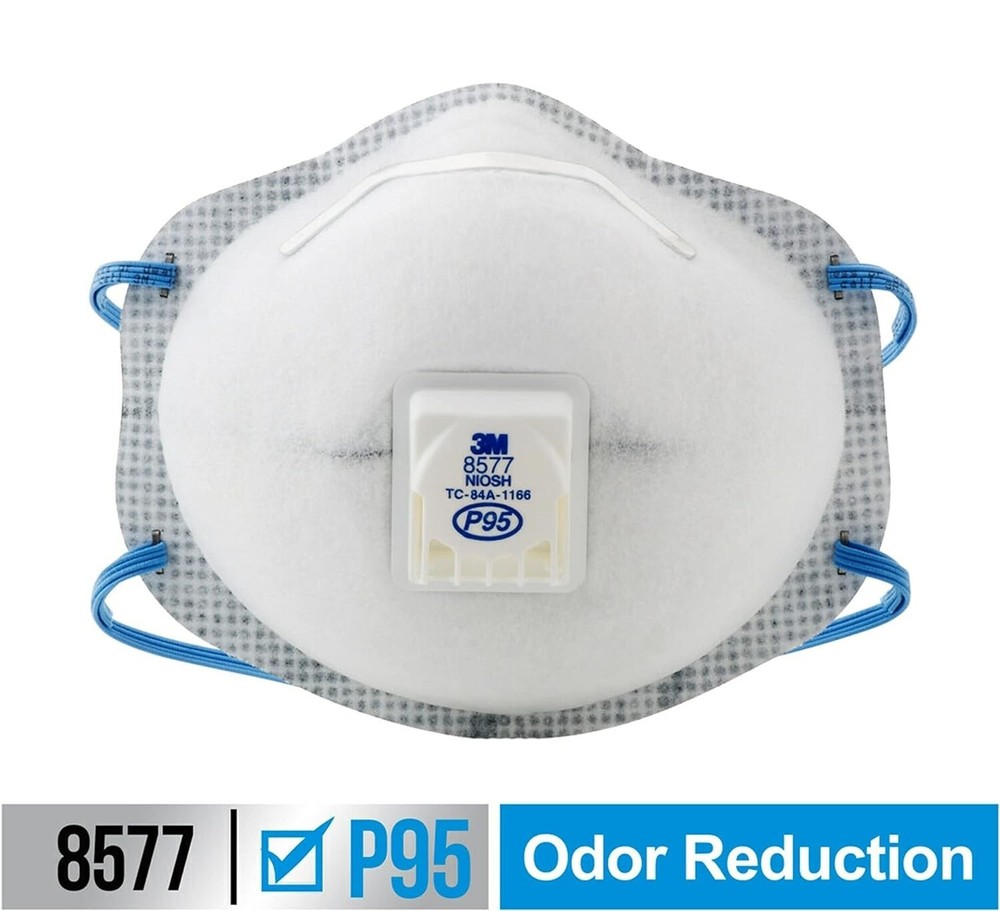 3M N95 Particulate Respirator Face Mask 8577 8511 8514 Exhalation Valve ☣️☢️👍