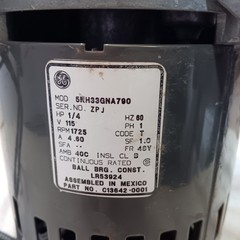 Dayton 5K934C Gearmotor 1/4 HP 115V 12 RPM 144:1 Reversible UNTESTED Parts