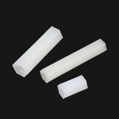 M2 M2.5 M3 M4 M5 White Nylon Plastic Hex Spacer Standoff Pillar Female Screws