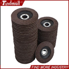 Findmall 50 Pcs 4-1/2″×7/8″ 40 Grit Premium Zirconia Flap Disc Sanding Grinding