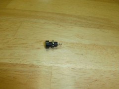 Lot/5 HH Smith 1498 Insulated Chassis Mount Banana Jacks Black,NOS