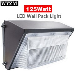 Commercial 125W LED WALL PACK Lights DUSK TO DAWN Outdoor Area Security Lighting
