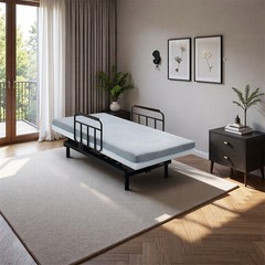 Electric Lift Bed for Seniors with OneTouch Backrest Lift & Wired Remote Control