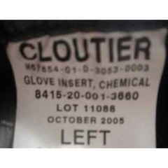 Government Military Issue LRG Chemical Protective Glove Shells & Inserts, 1 Pair