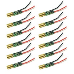 3/6/9/12Pcs 515nm 520nm 5mw Mini Green Laser Light Green Laser Diode Dot Module