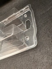 100 PC Plastic Blister Clamshell Display Case with Hang Holes – 2.5×1.25×1