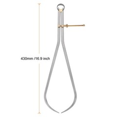 Spring Joint Caliper 16″ 400mm Steel Spring Outside Caliper with Brass Fulcrum