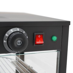 3-tier Commercial Food Warmer Display Case Warming Cabinet For Pizza Tart Burger