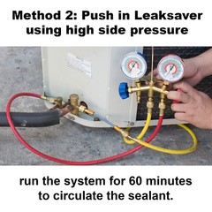 Leak Saver Direct Inject Refrigerant Leak Sealer 6 Pack HVAC & Automotive