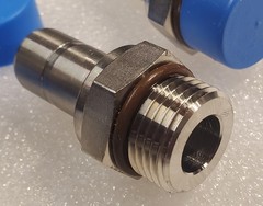 Qty 4 Swagelok SS-10-TA-1-10ST SST 5/8 in. Tube OD x 7/8-14 Male SAE/MS Straight