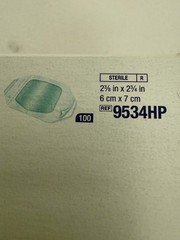 3M Tegaderm HP 9534HP Transparent Film Dressing 6x7cm 100ct Expired