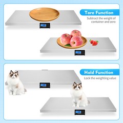 LARGE 440LB Dog Digital Pet Weight Scale for Shipping Veterinary Livestock NEW