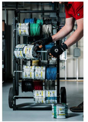 SouthWire 22974084: 100 ft. 10 AWG White Stranded CU THHN Wire