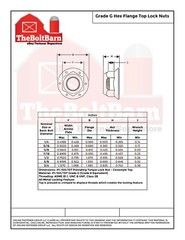 3/8″-16 Grade 8 (G) Hex Flange Top Lock Nuts Coarse Phos & Oil (Pick Quantity)