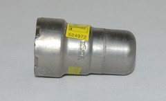 Viega MegaPress G 25731 Carbon Steel Cap HNBR P x Cap 1/2 Inch
