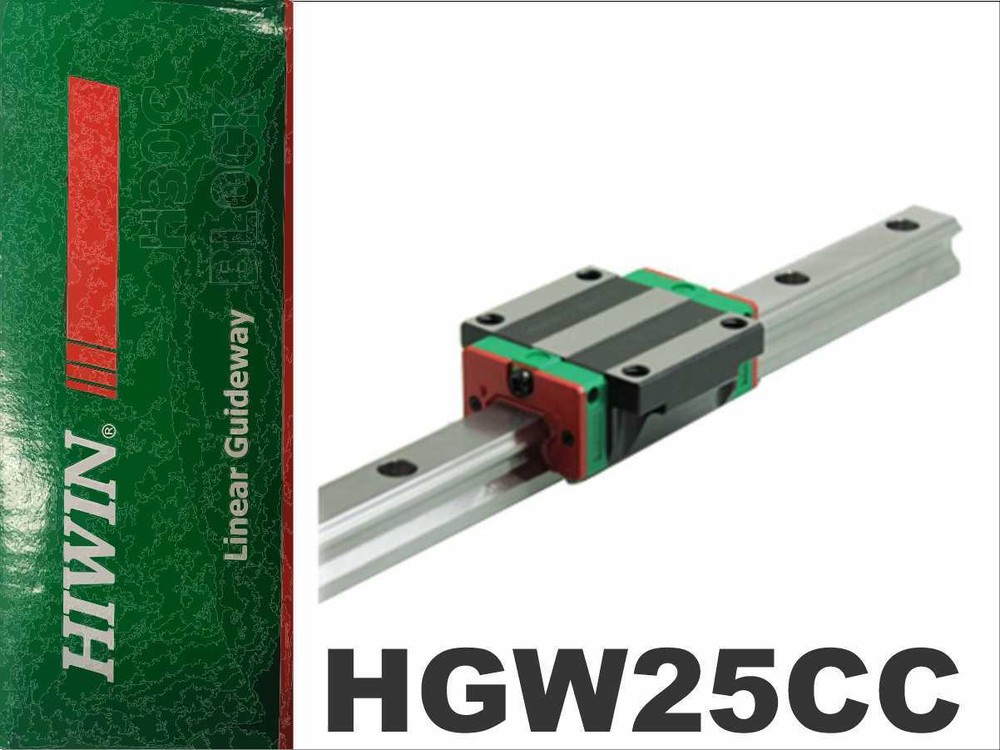 New Hiwin HGW25CCZAC Flange Block Linear Guides HGW25 Series up to 4000mm Long