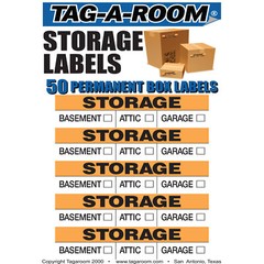 UBMOVE Storage Moving Labels Identify box contents with 50 labels