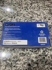 Ambitex NLG5101 Nitrile Exam Gloves, Large, Box of 100 Count