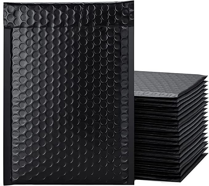 SuperPackage® 200 #2 8.5 X 11 Poly Bubble Mailers Padded Envelopes-Black