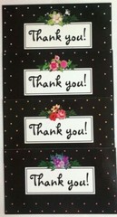 Thank You Business Cards for Small Business Variety Pack Flowers