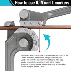 Durable 3-IN-1 Aluminum Pipe Bender for Copper, Brass, and Soft Steel Tubing