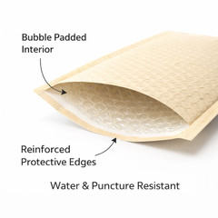 #2 Recycled Padded Bubble Mailers 8.5×11 Self Seal Eco Friendly 100 250 500