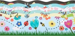 Bright Creations 6-Rolls 234 Feet of 36 x 2.25 x 0.01 inches, Multicolor
