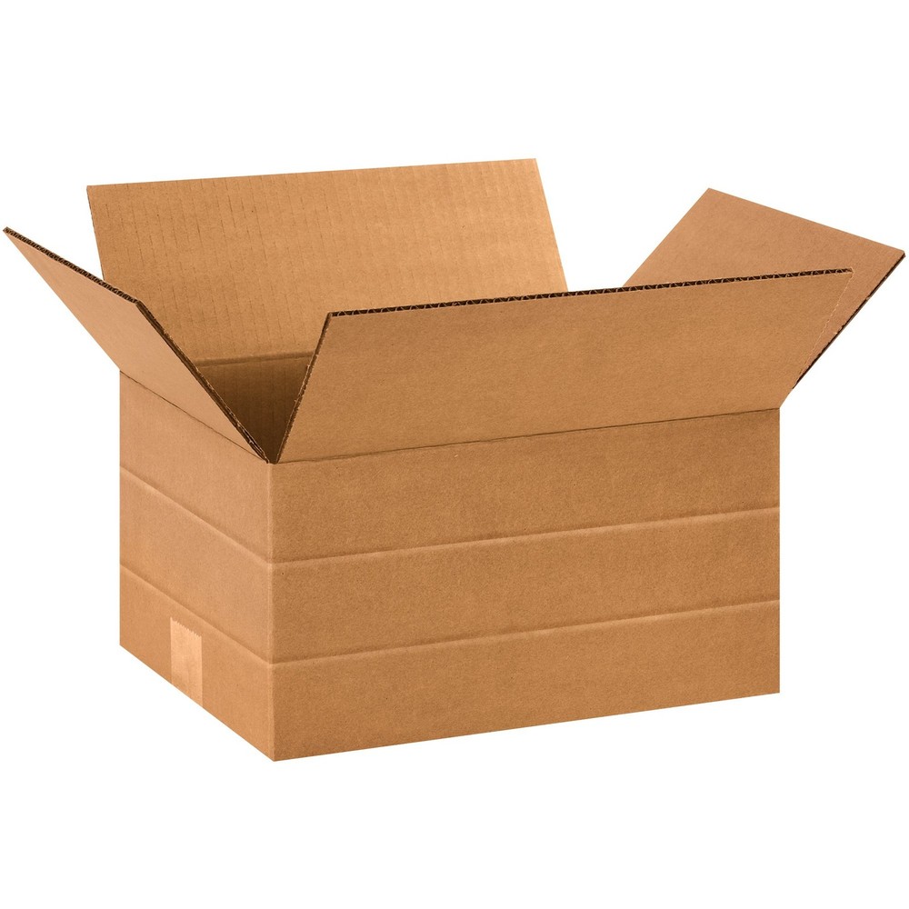 Shipping Boxes Multi-Depth 12″L x 9″W x 6″H, 25-Pack | Corrugated Cardboard B…