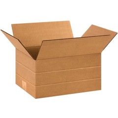 Shipping Boxes Multi-Depth 12″L x 9″W x 6″H, 25-Pack | Corrugated Cardboard B…