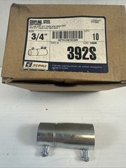 10 – 3/4″ Rigid to 3/4″ EMT Conduit Adapter Reducer Coupling Set Screw Steel
