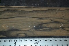 Ziricote Wood Veneer Sheet 7.5 x 45 inches 1/42nd 5944-25