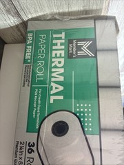 2 1/4inX85FT Thermal Paper Register Rolls 2pks