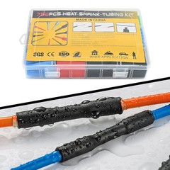 Heat Shrink Tubing Assortment Kit Electrical Wire Wrap Sleeve 2:1 Shrink