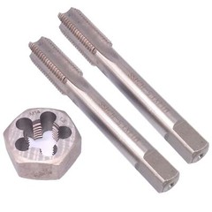 HSS M14 x 1.5mm Taper & Plug Tap & 14×1.5mm Hexagon Die Metric Thread Right Hand