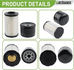 Efficient Air Oil Fuel Filter Kit for Various Lawn Mowers – Easy Installation