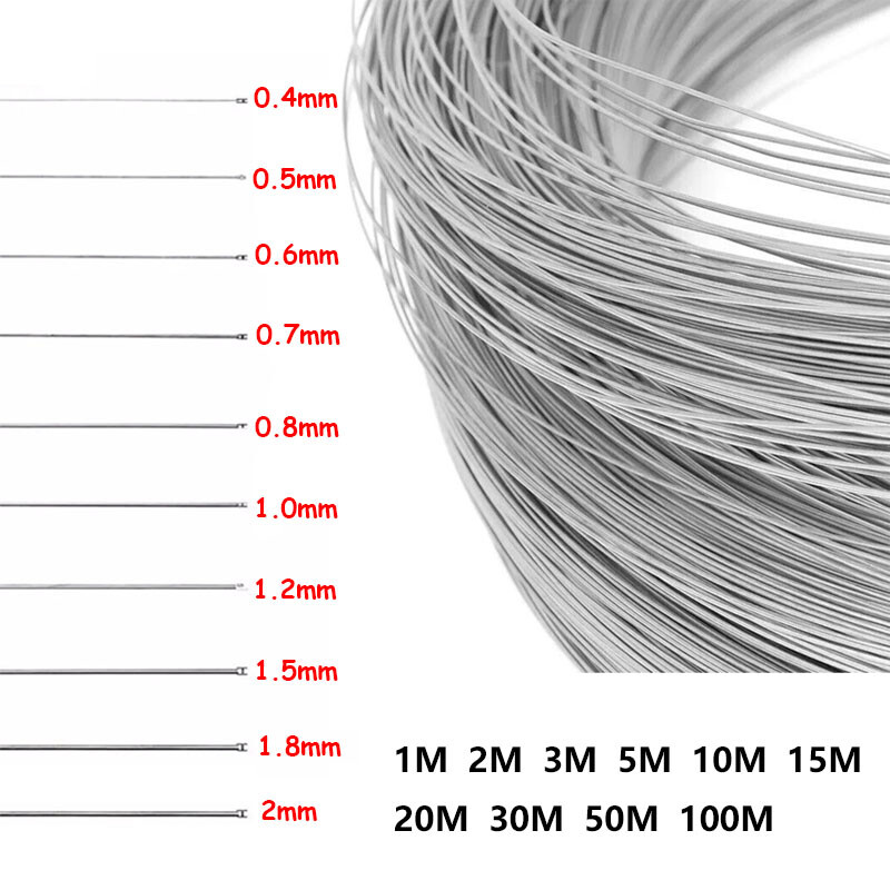 Dia 0.4mm – 2mm Spring Steel Wire V2A Stainless Steel Spring Wire Stainless Wire