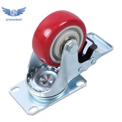 4PCS 3 Inch Heavy Duty Swivel Caster Wheels with Brake, Safety Locking Casters