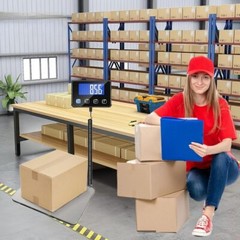 440LB Heavy Duty Digital Postal Parcel Scales Platform Postage Shipping Weighing