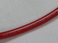 Waytek Wire #4awg 70×22.5B SGT SAE-J1127 Automotive Battery Cable 60V Red /10ft