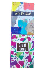 Jot 2 pack Journal Notebook Diary Inspiration 60 Ruled Sheets Select Your Design