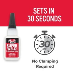 J-B Weld 33120H SuperWeld Glue – Clear Super Glue – 20g