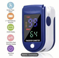 New Fingertip Pulse Oximeter LK87 With Strap And Belt Pouch