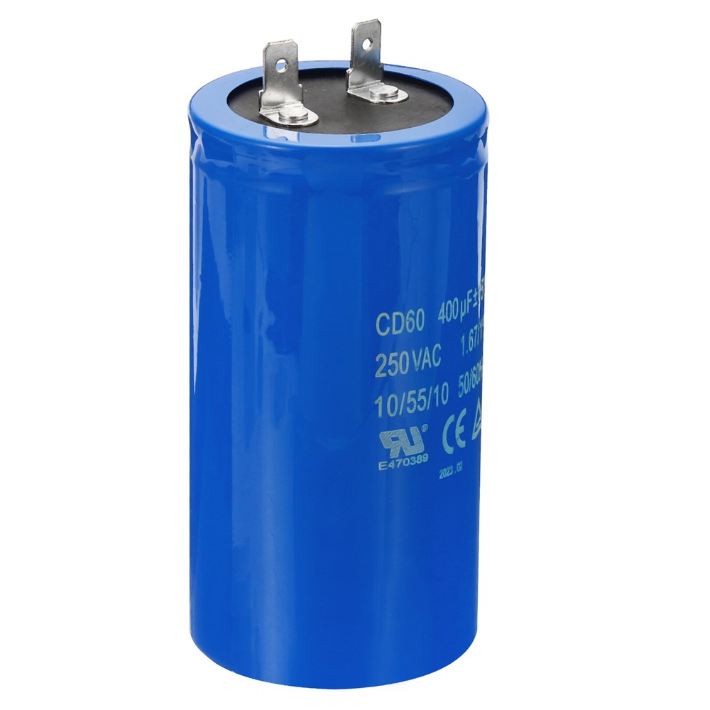 400uF/MFD 250VAC 15% Tolerance 50/60Hz CD60 Run Capacitor