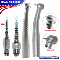 Dental Fiber Optic High Speed Turbine Handpiece / LED Coupler 4Hole/6Hole YG4/Y6