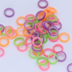 30×Dental Orthodontic Elastic Bands Multi-Color 4.5oz Fox 1/4″ 100PCS/Pack
