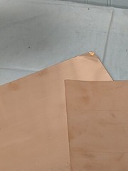 Copper Sheet 0.01 Inch Thick x 12 Inch Square Qty 2 XCUFLR071441x1